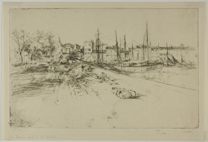 Nowy dok w la Rochelle autorstwa Gustave Leheutre