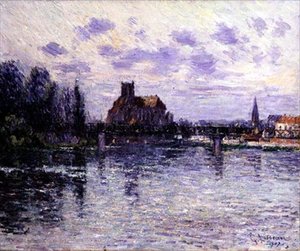 Katedra w Auxerre autorstwa Gustave Loiseau