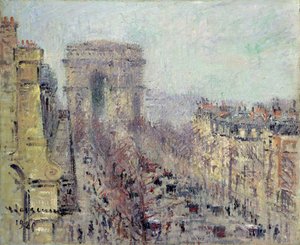 Avenue de Friedland, Paryż autorstwa Gustave Loiseau