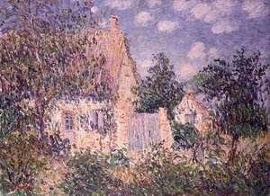 Chata w St. Cyr du Vaudreuil (olej na płótnie) autorstwa Gustave Loiseau