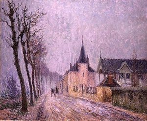 Nabrzeże Pothuis, Pontoise autorstwa Gustave Loiseau