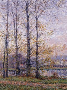 Brzegi Oise w Precy; Brzegi Oise w Precy, autorstwa Gustave Loiseau