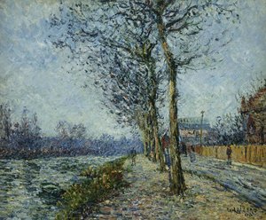 Oise w Pontoise; Oise w Pontoise, 1900 autorstwa Gustave Loiseau