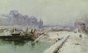 Cite Under Snow Island autorstwa Gustave Madelein
