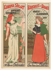 Plakat Edmonda Sagota Edmond Sagot Sylwester do Pań (tytuł na obiekcie) autorstwa Gustave Marie