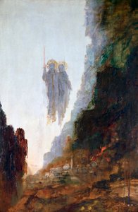 Aniołowie Sodomy, ok. 1846-1898 autorstwa Gustave Moreau