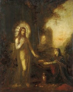 Chrystus i Maria Magdalena autorstwa Gustave Moreau