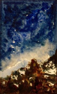 Studium krajobrazowe autorstwa Gustave Moreau