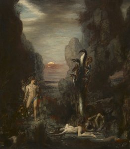 Herkules i Hydra Lernejska, 1875-76 autorstwa Gustave Moreau