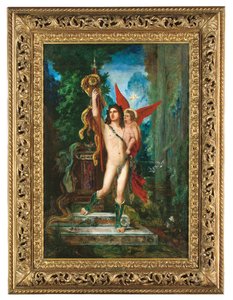 Jazon i Eros, 1890-91 autorstwa Gustave Moreau