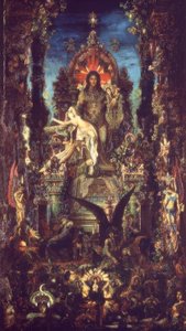 Jowisz i Semele autorstwa Gustave Moreau