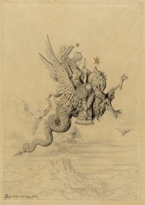 La Peri (podmiot mitologiczny) autorstwa Gustave Moreau