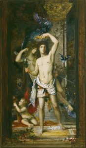 Młody człowiek i śmierć autorstwa Gustave Moreau