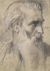 Mojżesz. Um 1854 autorstwa Gustave Moreau