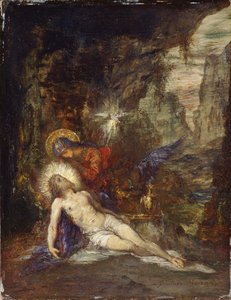 Pieta, ok. 1876 autorstwa Gustave Moreau