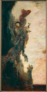 Sappho, upadek (obraz na płótnie) autorstwa Gustave Moreau
