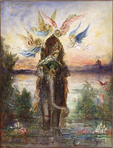 Święty słoń (Peri). autorstwa Gustave Moreau