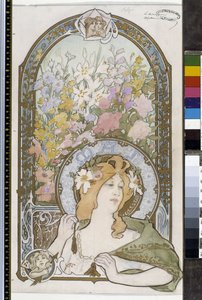 Art Nouveau: plakat Gustave Salge (1878-1946). autorstwa Gustave Salge
