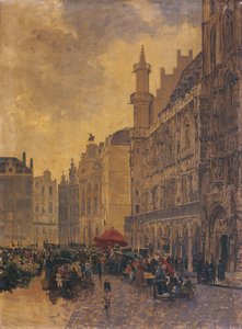 Wielki Plac w Brukseli autorstwa Gustave Walckiers
