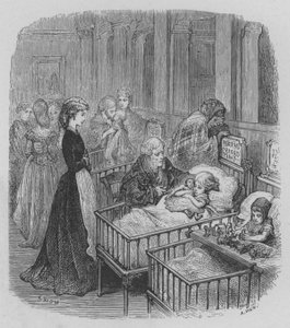 Szpital Dziecięcy autorstwa Gustave after Dore