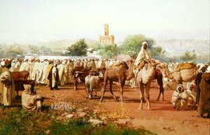Scena arabskiej wioski