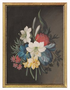 Martwa natura z bukietem kwiatów autorstwa Gustavus Hamilton
