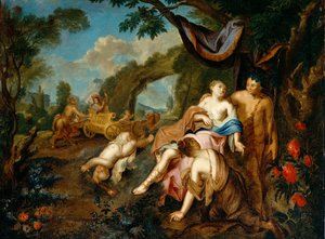 Bachus i Ariadna, ok.1725