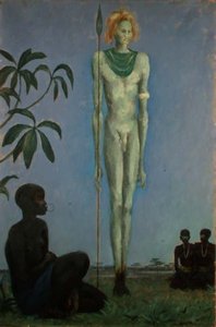 Pasterz Dinka autorstwa Guy Richard Charles Wyndham