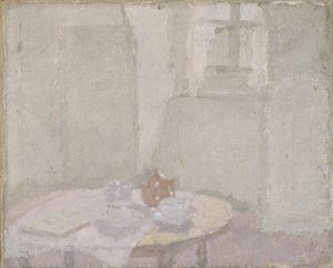 Małe wnętrze, ok. 1926 (olej na płótnie) autorstwa Gwen John