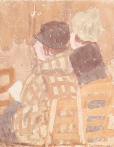 „Dwie kobiety siedzące w kościele”, 1896-1939