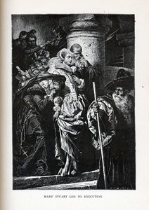 Mary Stuart doprowadziła do egzekucji, 1882 autorstwa Gyula Benczúr