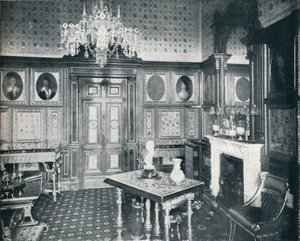 Prywatna sala audiencyjna Queens w zamku Windsor, c1899, 1901