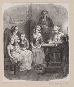 Ilustracja do „Wszystko na swoim miejscu” w H.C. Andersen, „Baśnie i historie”, tom 2 autorstwa H.P. Hansen