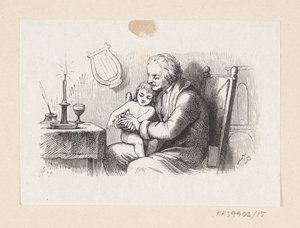 Ilustracja do „Niegrzecznego chłopca” w H.C. Andersen, „Baśnie i historie”, tom 1 autorstwa H.P. Hansen