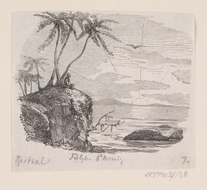 Ilustracja do „Ptaka Phønix” w H.C. Andersen, „Baśnie i historie”, tom 2 autorstwa H.P. Hansen