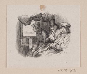 Ilustracja do „Lykkens Kalosker” w H.C. Andersen, „Baśnie i historie”, tom 1 autorstwa H.P. Hansen
