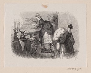 Ilustracja do „Księżniczki na ziarnku grochu” w H.C. Andersen, „Baśnie i historie”, tom 1