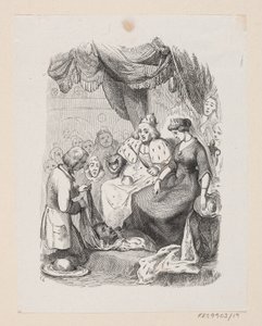 Ilustracja do „Towarzysza podróży” w H.C. Andersen, „Baśnie i historie”, tom 1 autorstwa H.P. Hansen