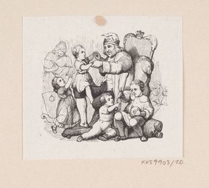 Ilustracja do „Towarzysza podróży” w H.C. Andersen, „Baśnie i historie”, tom 1 autorstwa H.P. Hansen