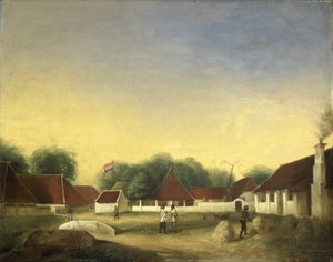 Cukrownia (?) na Javie autorstwa H.Th. Hesselaar