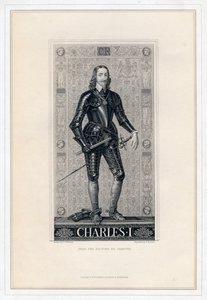 Karol I z Anglii, XIX wiek. autorstwa H. Bourne