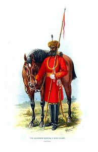 Gwardia przyboczna generałów gubernatorów, ok. 1890 r.
