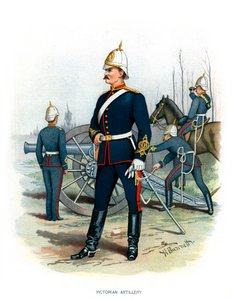 Artyleria wiktoriańska, ok. 1890 r.