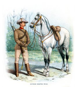 Wiktoriańskie karabiny konne, ok. 1890 r.