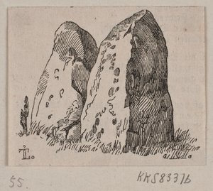 Ilustracja do „Kamiennych pomników” autorstwa H. C. Henneberg