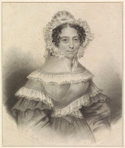 Portret damy autorstwa H. Deville