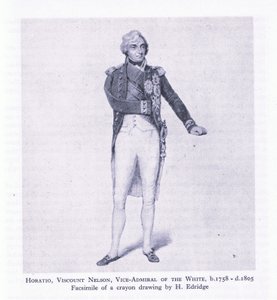 Horatio, wicehrabia Nelson, z British Adventure wydanego przez Collins autorstwa H. Eldridge