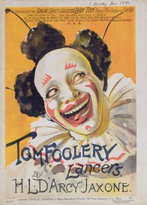 Przednia okładka partytury muzycznej „Tom Foolery Lancers”, H.L. D