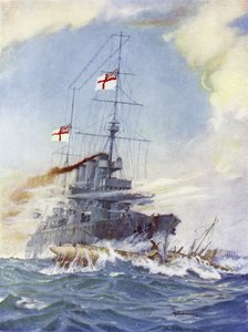 HMS „Birmingham” taranuje niemiecki okręt podwodny U-15, 9 sierpnia 1914