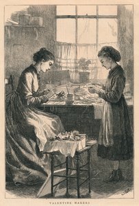 Twórcy Walentynek, 1875. autorstwa H. Johnson